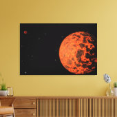 Gj 436と呼ばれる星を周回するExoplanet Ucf-1.01。 キャンバスプリント (インサイチュ (リビング))