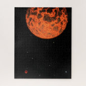 Gj 436と呼ばれる星を周回するExoplanet Ucf-1.01。 ジグソーパズル (縦)