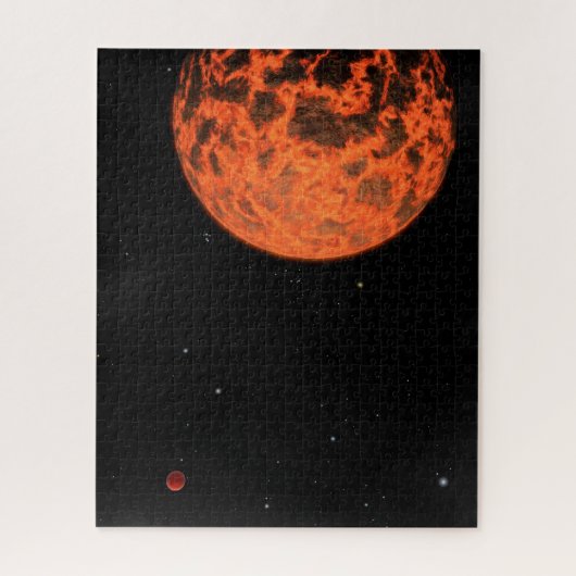 Gj 436と呼ばれる星を周回するExoplanet Ucf-1.01。 ジグソーパズル (縦)