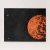 Gj 436と呼ばれる星を周回するExoplanet Ucf-1.01。 ジグソーパズル (横)