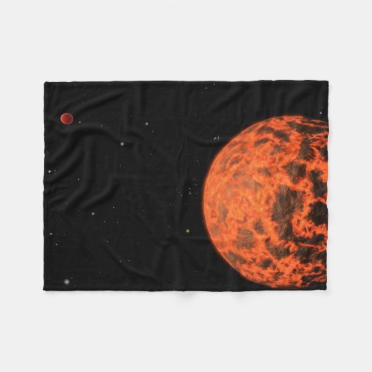 Gj 436と呼ばれる星を周回するExoplanet Ucf-1.01。 フリースブランケット (正面(横))