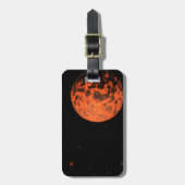 Gj 436と呼ばれる星を周回するExoplanet Ucf-1.01。 ラゲッジタグ (正面縦)