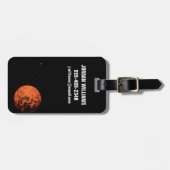 Gj 436と呼ばれる星を周回するExoplanet Ucf-1.01。 ラゲッジタグ (正面横)