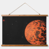 Gj 436と呼ばれる星を周回するExoplanet Ucf-1.01。 吊り下げ型タペストリー (正面)