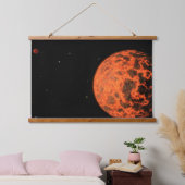 Gj 436と呼ばれる星を周回するExoplanet Ucf-1.01。 吊り下げ型タペストリー (寝室)