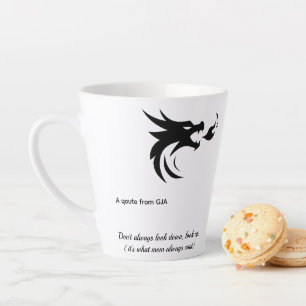 GJA Designのモチベーションが上がるホワイト陶磁器マグカップ カフェラテマグ