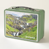 Gjain & Klifbrekkufossar（アイスランド） メタルランチボックス (裏面)