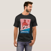 Gjirokastra Albania City Skyline Silhouette Outlin Tシャツ (正面フル)
