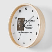 GKチェスタートンすべての政府は醜い必要性である 壁時計 (傾斜)