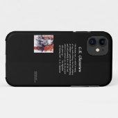GKチェスタートンとナポレオンのiPhone 5/5Sケース Case-Mate iPhoneケース (裏面(横))
