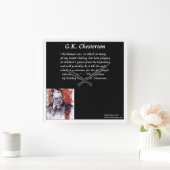 GKチェスタートンスクエアウォールクロック スクエア壁時計 (ホーム)