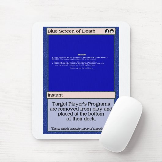 GK: BSOD マウスパッド (マウス)