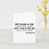 Gk Chesterton引用文、キリスト教カトリック哲学 カード (黄色い花)