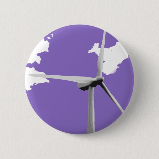 GKWFの紫色 缶バッジ (正面)