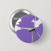 GKWFの紫色 缶バッジ (正面&裏面)