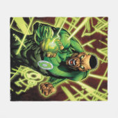 GL戦争を漫画で覆う フリースブランケット (正面(横))