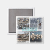 GL0013 America, Greenland, Disko Bay,冷蔵庫 マグネット (正面/裏面)