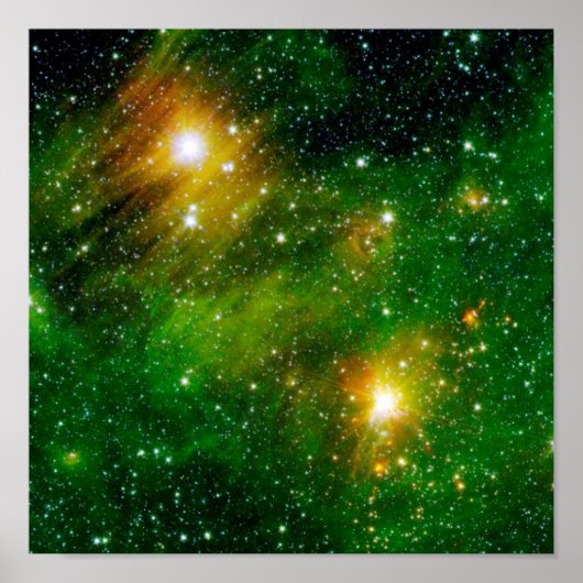 GL490 グリーン ガス雲星雲 - NASA宇宙写真 ポスター (正面)