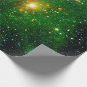 GL490 グリーン ガス雲星雲 - NASA宇宙写真 ラッピングペーパー (角)