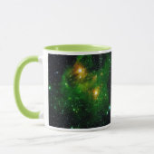 GL490 Green Gas Cloud Nebula - NASA宇宙写真 マグカップ (左)