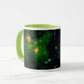 GL490 Green Gas Cloud Nebula - NASA宇宙写真 マグカップ (正面左)