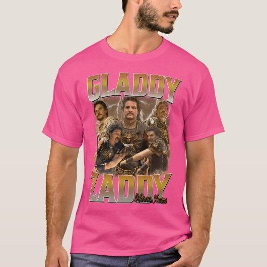 Gla.Ddy Zad.Dy Pedro Pascal Ma.Rcus Acacacius Gl.A Tシャツ (正面)