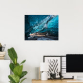 Glacial Cave | Vatnajoekull National Park, Iceland ポスター (ホームオフィス)