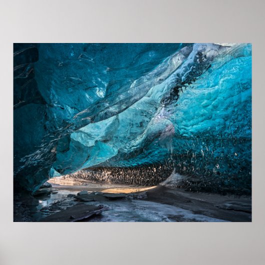 Glacial Cave | Vatnajoekull National Park, Iceland ポスター (正面)