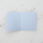 Glacial Crevasse Mont Blanc, France Christmas Card シーズンカード (内部)