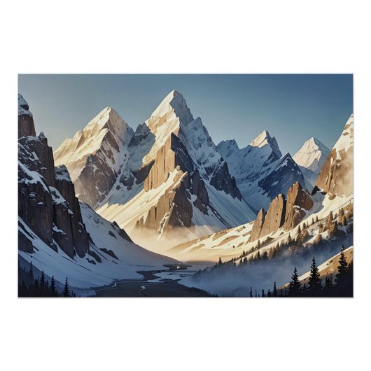 Glacial Peaks ポスター (正面)