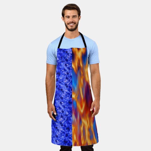 Glaciem et Ignis by Kenneth Yoncich エプロン (着用した状態)