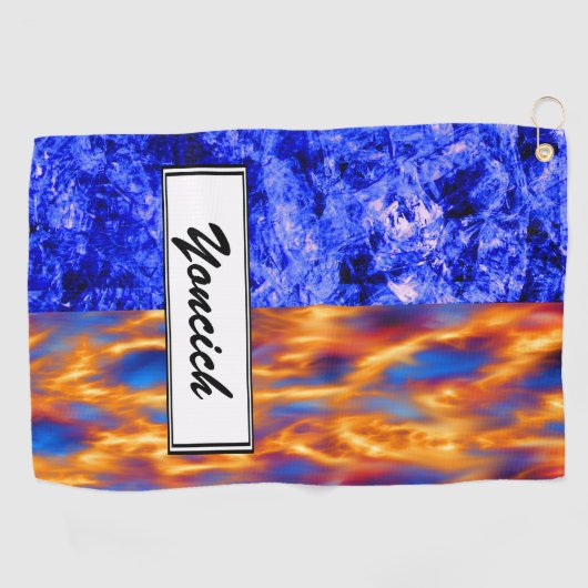 Glaciem et Ignis by Kenneth Yoncich ゴルフタオル (横)