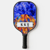 Glaciem et Ignis by Kenneth Yoncich ピックルボールラケット (裏面)