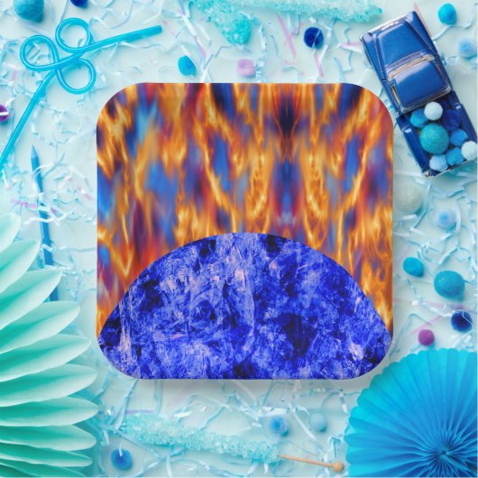 Glaciem et Ignis by Kenneth Yoncich ペーパープレート (パーティー)