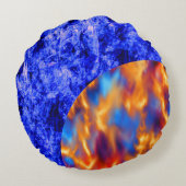 Glaciem et Ignis by Kenneth Yoncich ラウンドクッション (裏面)