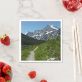 Glacierのジョセフィーヌ湖トレイル山ギルド スタンダードカクテルナプキン (インサイチュ)