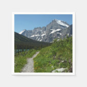 Glacierのジョセフィーヌ湖トレイル山ギルド スタンダードカクテルナプキン (正面)