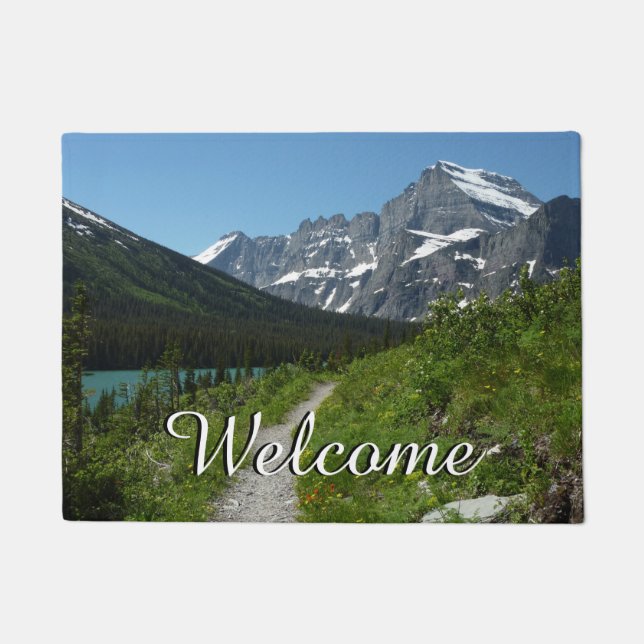 Glacierのジョセフィーヌ湖トレイル山ギルド ドアマット (正面)