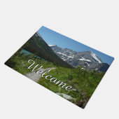 Glacierのジョセフィーヌ湖トレイル山ギルド ドアマット (アングル)