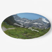 Glacierのジョセフィーヌ湖トレイル山ギルド ペーパープレート (アングル)