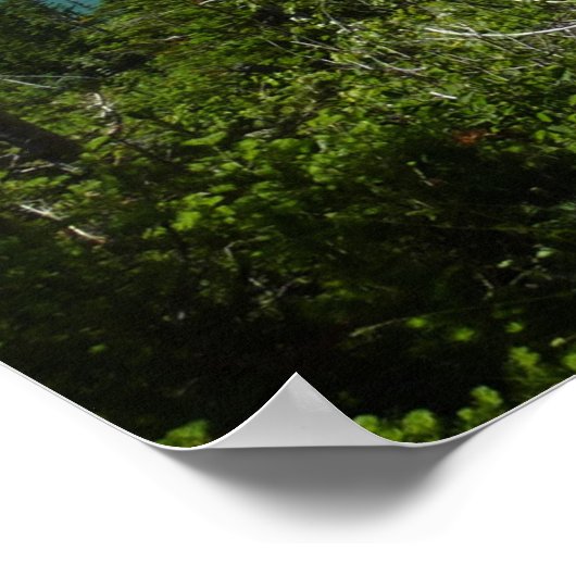 Glacierのジョセフィーヌ湖トレイル山ギルド ポスター (角)