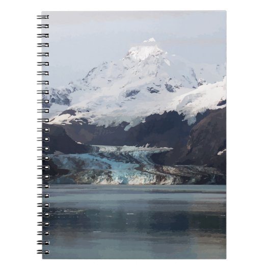 Glacier Bay Alaska Notebook, National Park Journal ノートブック (正面)