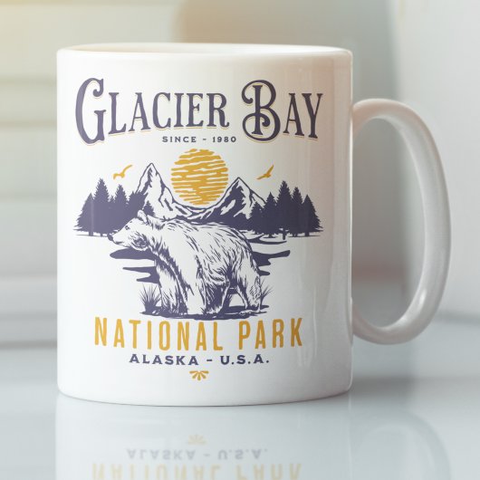 Glacier Bay National Park Charming Woodland view コーヒーマグカップ