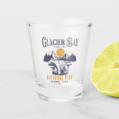 Glacier Bay National Park Hiking Lover Gift ショットグラス (正面)
