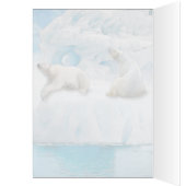 Glacier Bears Alaska - 5" x 7"アートカード (内側 (左))