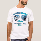 Glacier Cruise Alaska Scenic Icebergs, Mountains Tシャツ (正面)