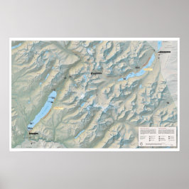 Glacier Going-to-the-Sun Road (Montana)ポスター ポスター