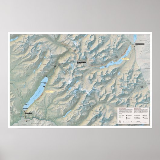 Glacier Going-to-the-Sun Road (Montana)ポスター ポスター (正面)