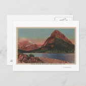 Glacier, MT – グラインネル山の景色とスウィフトカレン ポストカード (正面/裏面)