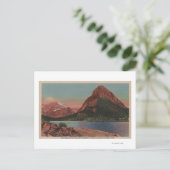 Glacier, MT – グラインネル山の景色とスウィフトカレン ポストカード (スタンド正面)